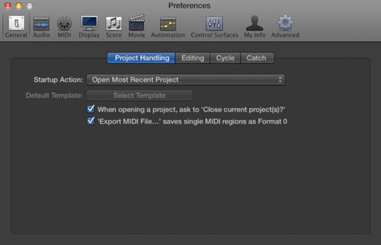 Si të filloni projektin tuaj Logic Pro X