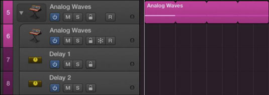 6 tipus de pistes de Logic Pro X