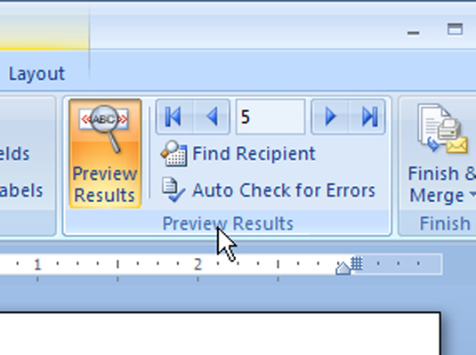 Word 2007 Brevfletning — Trin 5: Den endelige sammenfletning