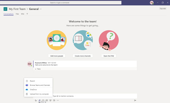 Pri chatovaní v Microsoft Teams posielajte viac ako text