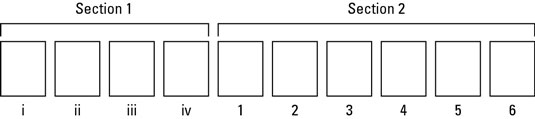 Spreminjanje formatov razdelkov v dokumentu Word 2007