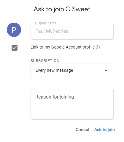 Ako nájsť a pripojiť sa k skupine Google Groups