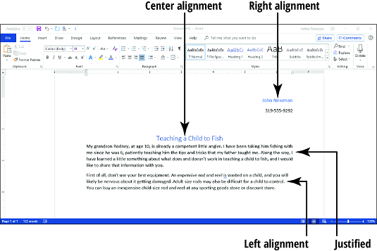 Kā līdzināt un ievilkt rindkopas programmā Word 2019