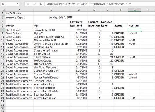 „Excel IF“ funkcijos naudojimas: testavimas viena sąlyga