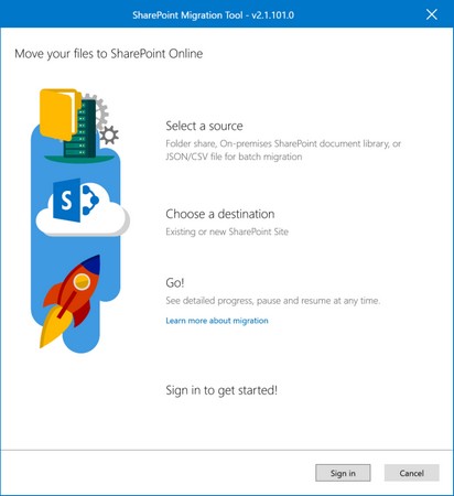 Migrere filer til SharePoint Online med Microsofts SharePoint Migration Tool