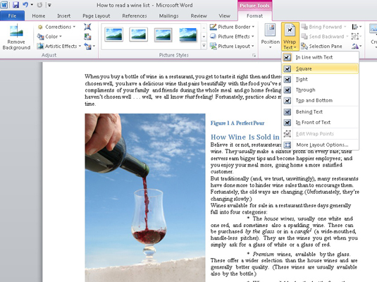 Πώς να τυλίξετε κείμενο γύρω από ένα γραφικό στο Word 2010