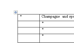 Kā strādāt ar tekstu Word 2010 tabulā