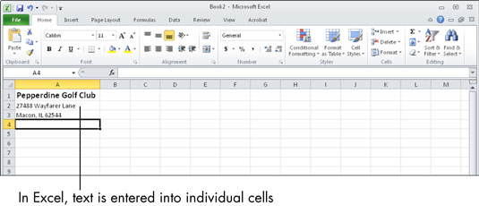 За възрастни: Как да поставите текст на страница в Office 2010