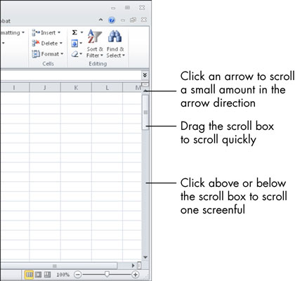 За възрастни: Как да се движите в документ на Office 2010