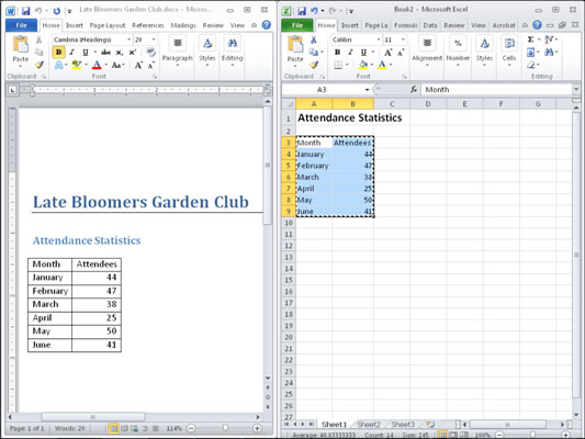 Seniorit: sisällön siirtäminen ja kopioiminen Office 2010:ssä