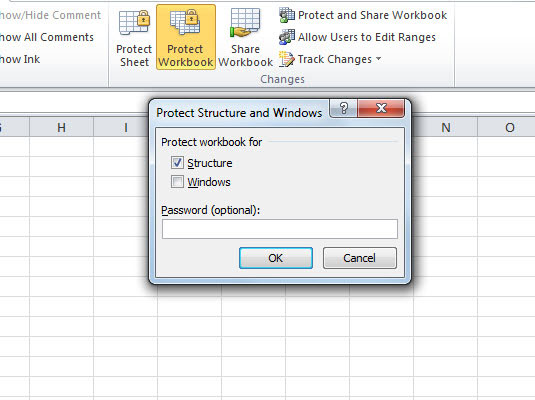 Πώς να προστατέψετε ένα βιβλίο εργασίας του Excel 2010