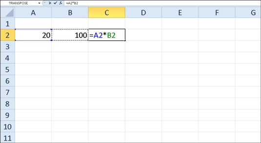 Com introduir fórmules bàsiques a Excel 2010