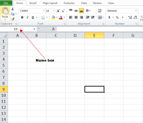 Kaip pasirinkti langelius programoje „Excel 2010“.