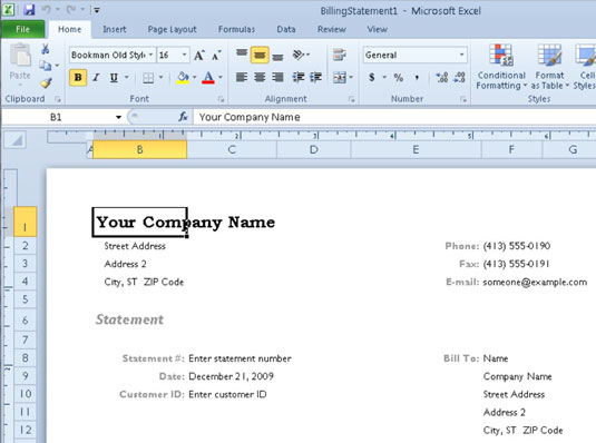 Com utilitzar plantilles a Excel 2010