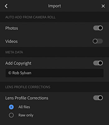 Organisering og redigering af billeder i Lightroom Mobile App