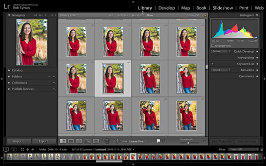 Lightroom Classic liides