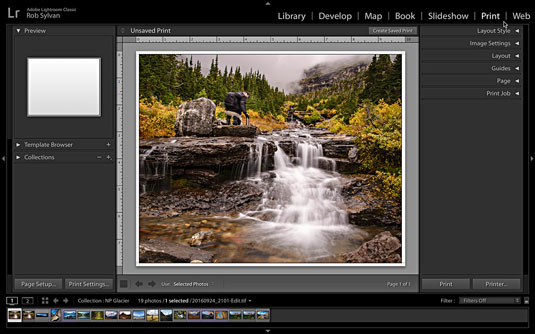 Класическият интерфейс на Lightroom