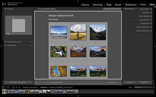 Lightroom Classic Interface