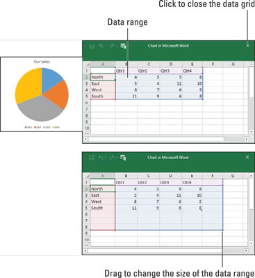 Hvordan lage diagrammer i Office 365