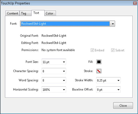 Манипулирайте текст с Acrobat CS5 TouchUp Text Tool