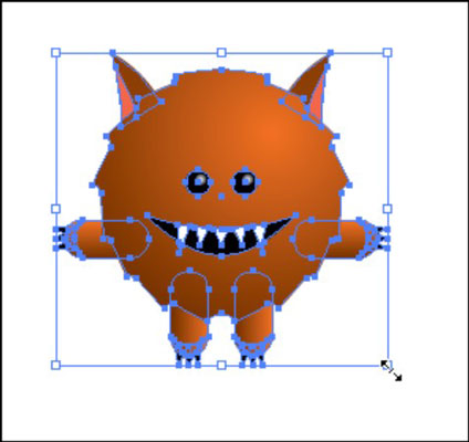 Izberite kot orodje za preoblikovanje v Adobe CS5 Illustrator