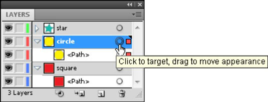 Funksionet e shtresave në Adobe CS5 Illustrator