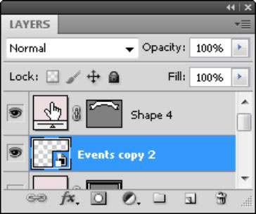 Rediger, skift farve eller fjern Photoshop Shape Layers