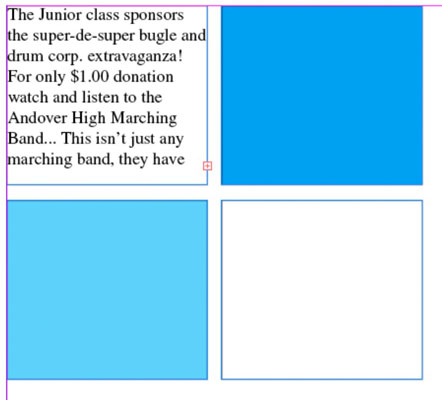 Thread and Link InDesign CS5 Text Frames