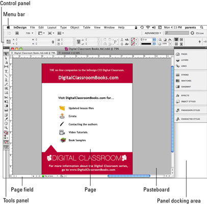 Opdag InDesign CS5-panelerne