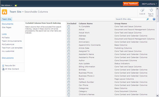 SharePoint 2010 søkebokswebdel, resultater og analyse