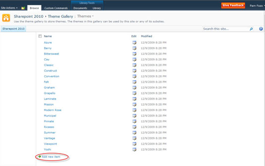 Looge PowerPointi abil SharePoint 2010 kohandatud teema