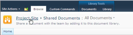 Fes un seguiment amb mitges de pa a SharePoint 2010