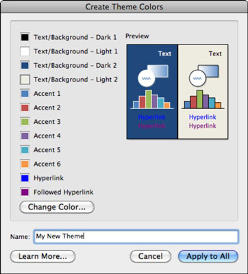 Створення теми для презентації PowerPoint в Office 2011 для Mac