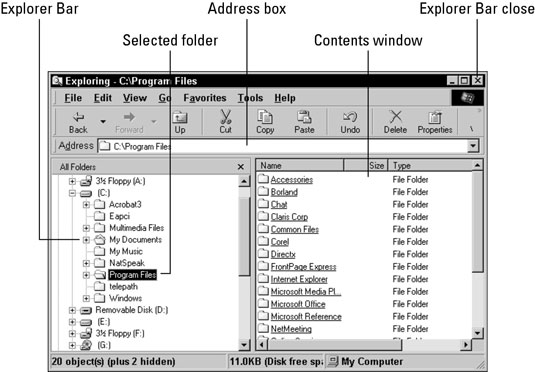 Com donar comandes a lexplorador de Windows