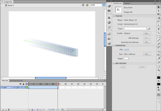 Com aplicar interpolacions de moviment a Flash CS5