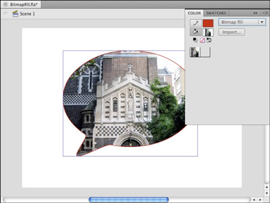 Πώς να δημιουργήσετε γεμίσματα Bitmap σε Flash CS5