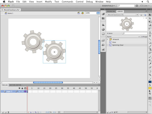 Створіть символ фільму у Flash CS5