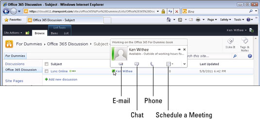 Shkuarja virtuale me komunikime intuitive me Lync Online