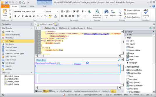 Kako razvijati u programu SharePoint Designer Editor Windows