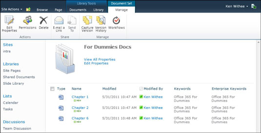 Gestioneu contingut amb conjunts de documents de SharePoint Online