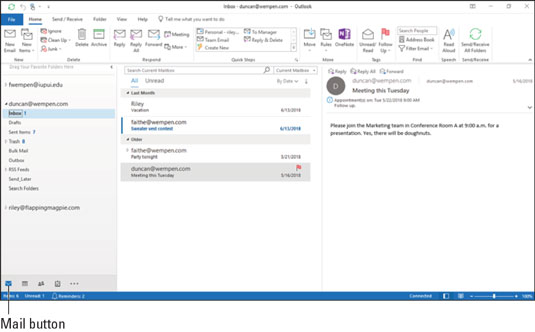 Имейл на Microsoft Outlook: Основни техники за доставка