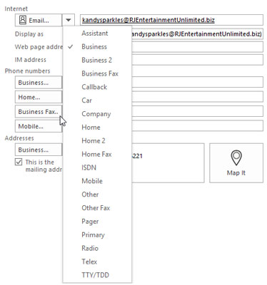 Kā pievienot kontaktpersonu programmai Microsoft Outlook 2019