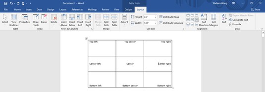 Creació i format de taules a Word 2019