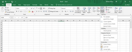 Excel 2019 formatēšana: cipari un etiķetes