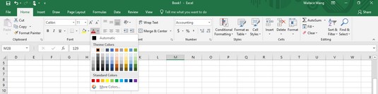 Format Excel 2019: números i etiquetes