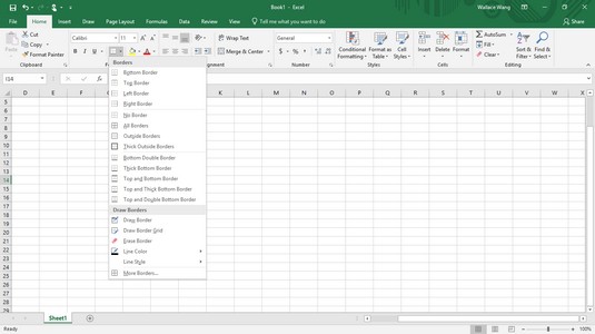 Excel 2019 formatēšana: cipari un etiķetes