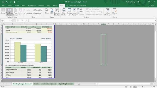 Hvordan skrive ut arbeidsbøker i Excel 2019