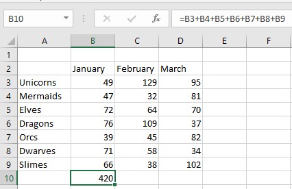 Jak vytvořit vzorec Excel