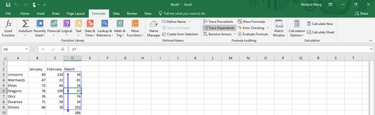 Σφάλματα Excel: Έλεγχος των τύπων του Excel 2019