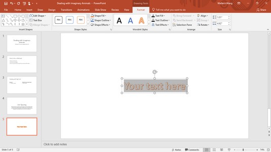 Kā pievienot grafiku PowerPoint 2019 slaidam